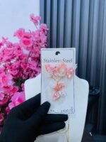 NON TARNISH ACRYLIC BUTTERFLY SET(MA5084) - Image 2