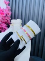 NON TARNISH BANGLE STACK(MA5087) - Image 2