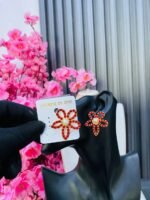 MINI ZIRCONIA FASHION EARRINGS WITH PEARL(MA305) - Image 3