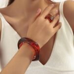 ACRYLIC BANGLE & RING SET (MA5217) - Image 5