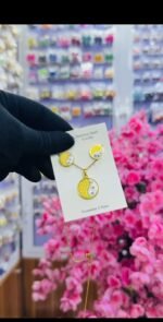 MINI NON TARNISH EARRINGS & NECKLACE SET (MA5253) - Image 3