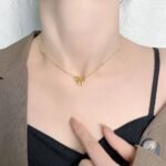RESTOCKED 
NON TARNISH BOW TIE NECKLACE(MA1904) - Image 2