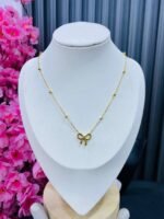 RESTOCKED 
NON TARNISH BOW TIE NECKLACE(MA1904)