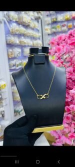 NON TARNISH INFINITY NECKLACE (MA5302) - Image 4