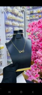 NON TARNISH INFINITY NECKLACE (MA5302) - Image 5