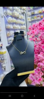 NON TARNISH INFINITY NECKLACE (MA5302) - Image 3