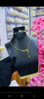 NON TARNISH DANGLING NECKLACE (MA5317) - Image 2