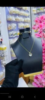 NON TARNISH ZIRCONIA NECKLACE (MA5318) - Image 5