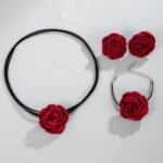3 in 1 ROSE PETALS JEWELRY SET (MA5327) - Image 2