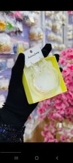 ACRYLIC CLEAR BANGLE & EARRINGS  SET (MA5234) - Image 2