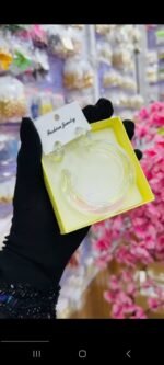 ACRYLIC CLEAR BANGLE & EARRINGS  SET (MA5234) - Image 3