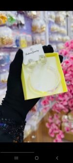 ACRYLIC CLEAR BANGLE & EARRINGS  SET (MA5234) - Image 5