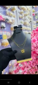 NON TARNISH LAYERED NECKLACE (MA5355) - Image 3