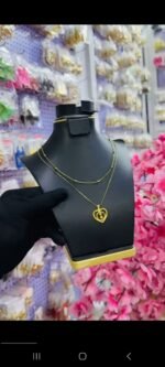 NON TARNISH LAYERED NECKLACE (MA5355) - Image 5