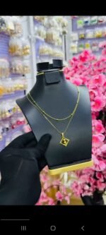 NON TARNISH LAYERED NECKLACE (MA5355) - Image 2