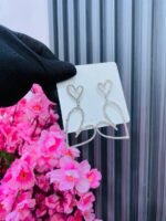 ZIRCONIA LOVE FASHION EARRING (MA553) - Image 2