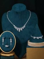 MINIMALIST 4PC ZIRCONIA JEWELRY SET(MA6883)