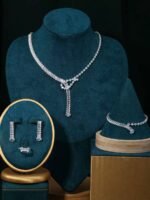 MINIMALIST 4PC ZIRCONIA JEWELRY SET(MA6884)