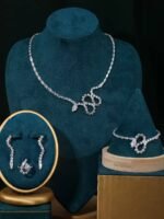 MINIMALIST 4PC ZIRCONIA JEWELRY SET(MA6889)