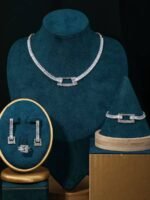 MINIMALIST 4PC ZIRCONIA JEWELRY SET(MA6890)