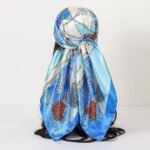 90by90cm  SILK VINTAGE SCARF 🧣(MA6281) - Image 3